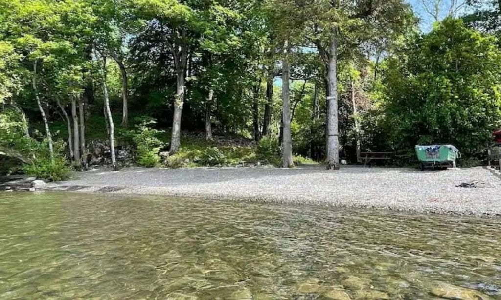 tower wood cottage beach