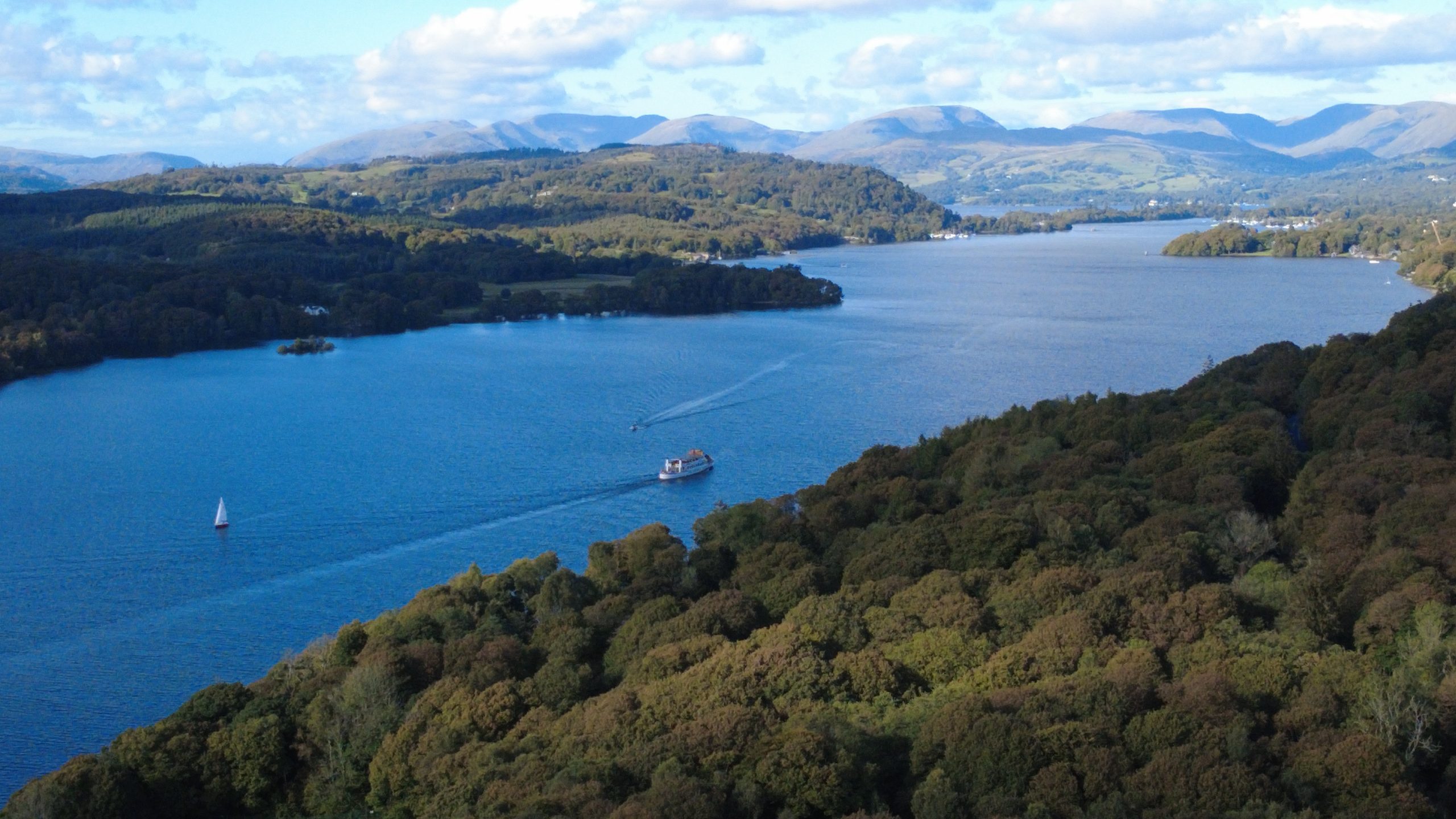 tower wood cottage aerial