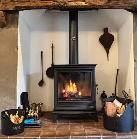 Tower Wood Cottage Fireplace